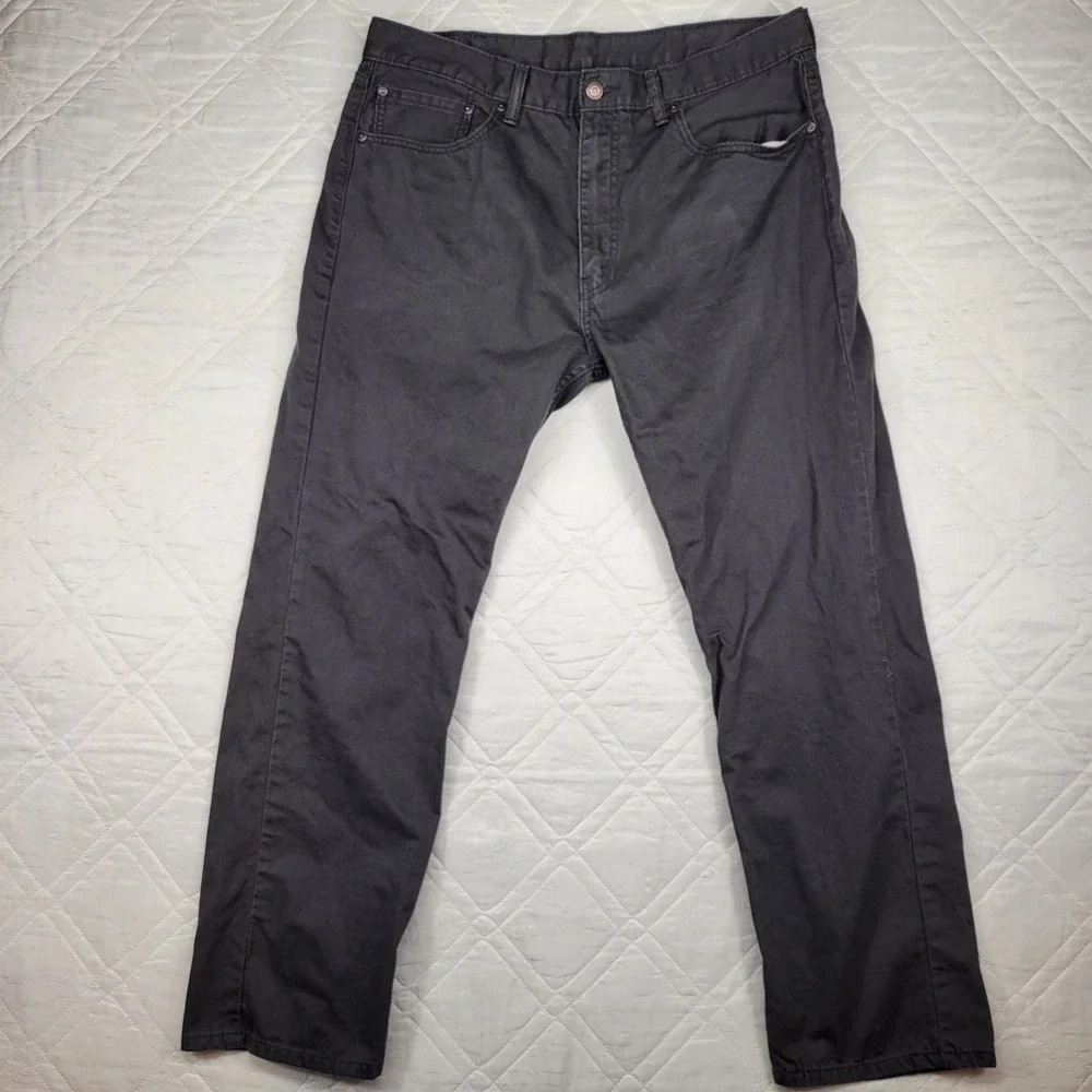 Levis 505 black jeans‎ men's 38X31